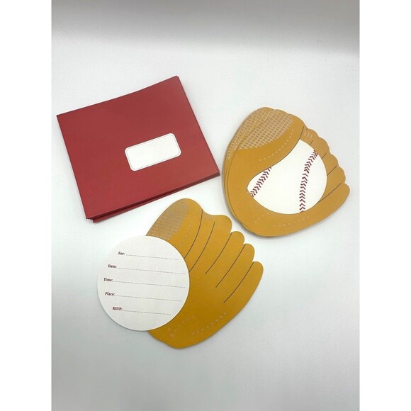 Pottery Barn kids Baseball Sports Party Supplies, Invitations NWOT - Picture 1 of 4
